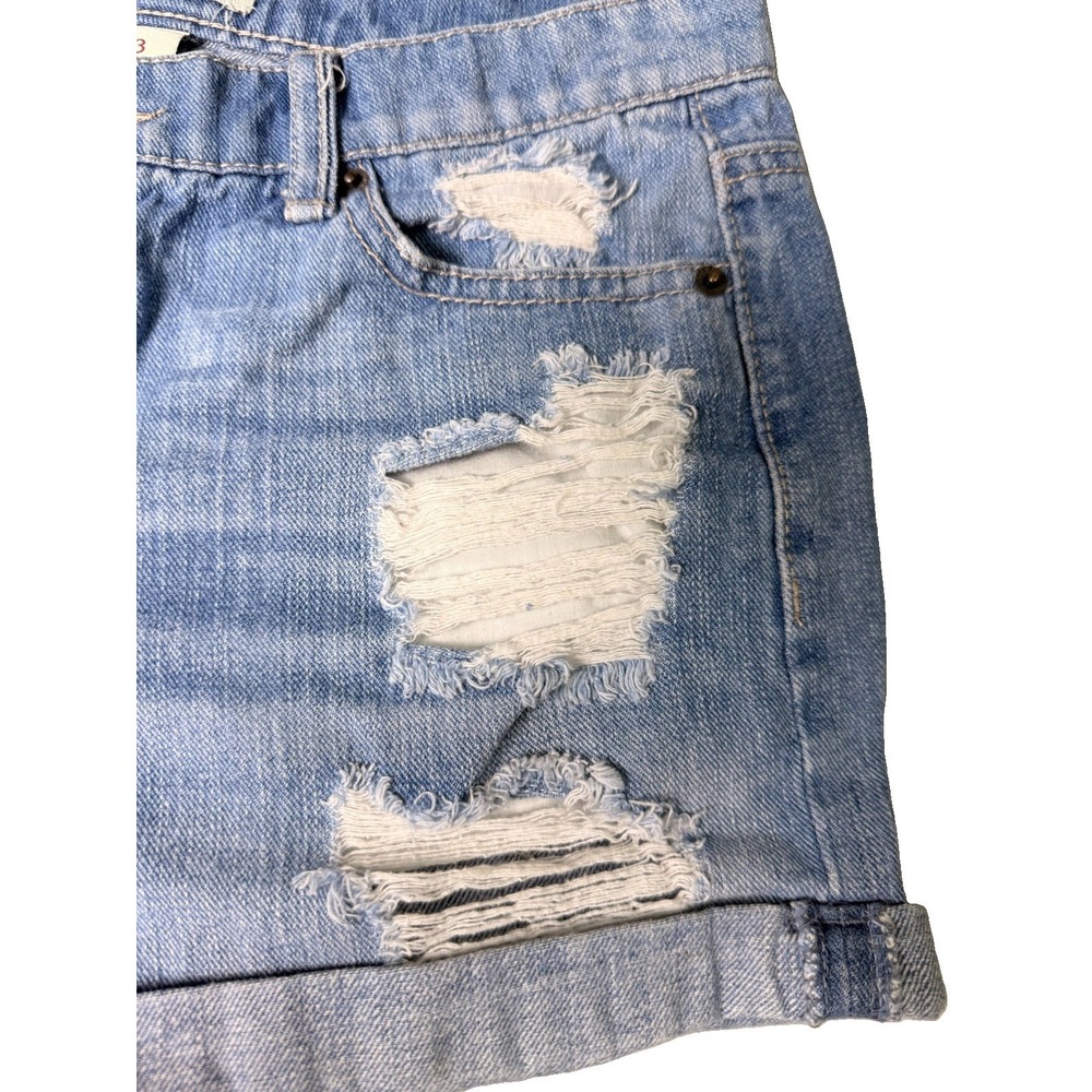 Mudd Distressed denim shorts Size 3 - Picture 2 of 4
